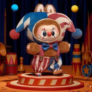 Pop Mart WHY SO SERIOUS Juggling Clown Plush Pendant BNWT